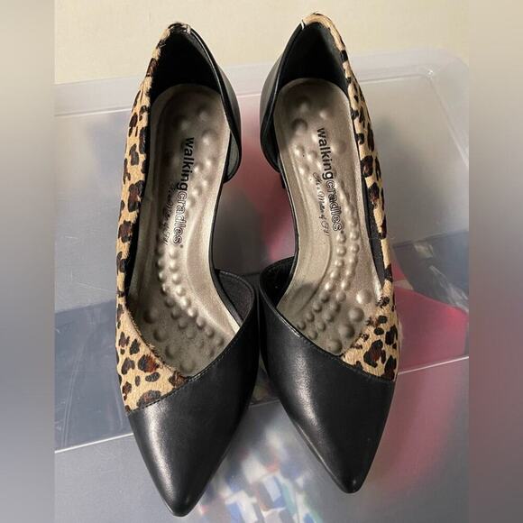 Walking Cradle Leopard Print Sloan Pump - NWOT - 8W (wide width) - Picture 2 of 8